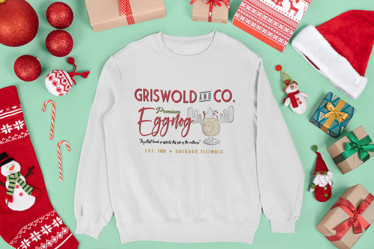 Griswold & Co. Premium Eggnog Unisex Crewneck Sweatshirt