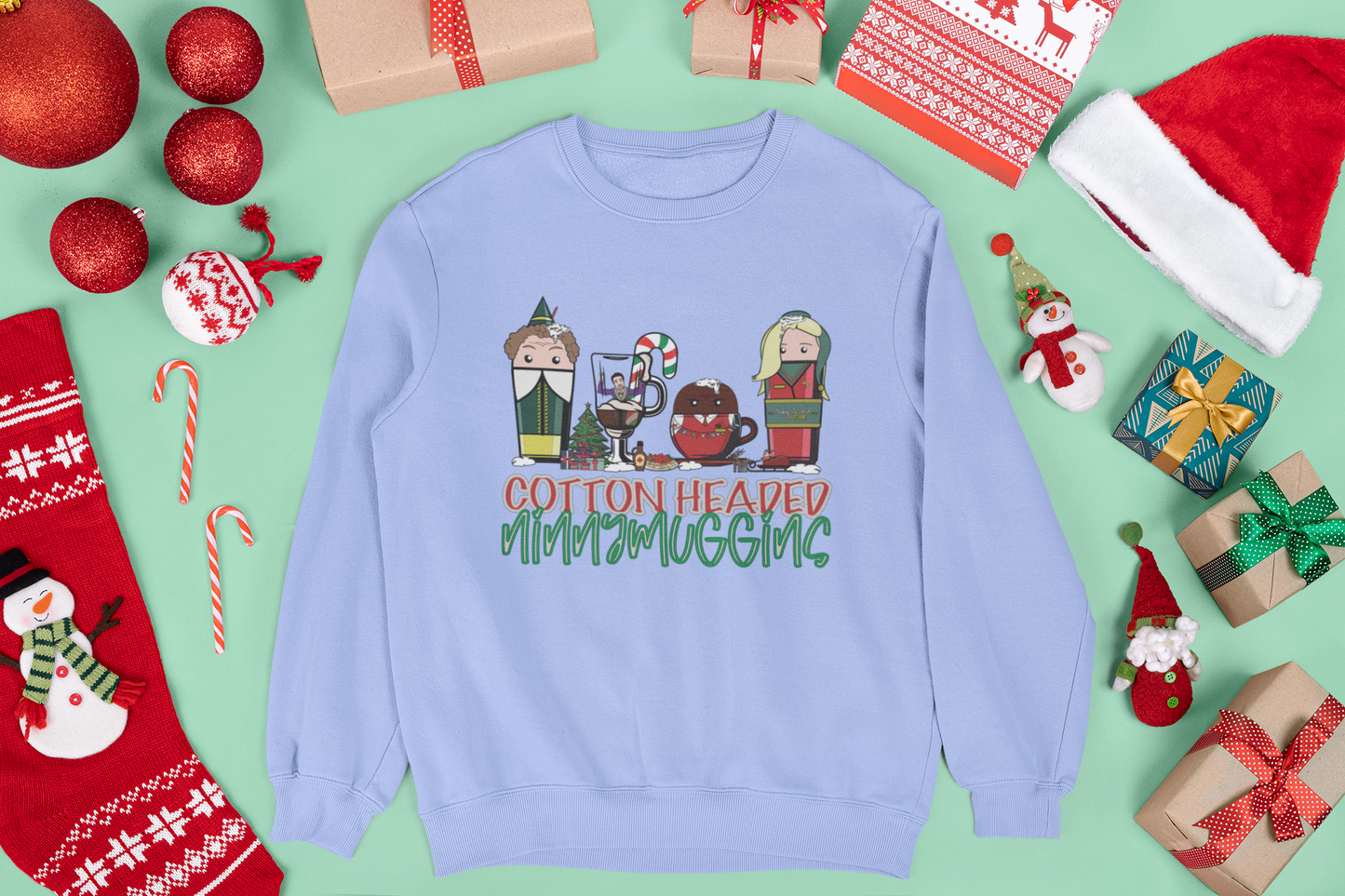 Cotton-Headed Ninnymuggins Coffee Unisex Crewneck Sweatshirt