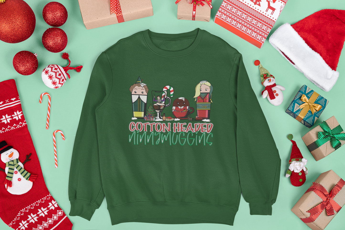 Cotton-Headed Ninnymuggins Coffee Unisex Crewneck Sweatshirt
