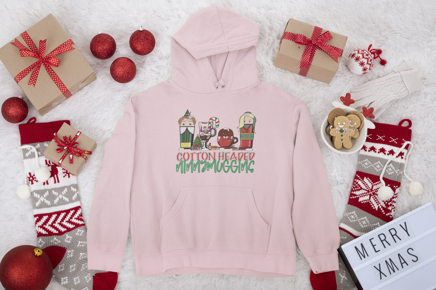 Cotton-Headed Ninnymuggins Coffee Unisex Fleece Pullover Hooded Sweatshirt